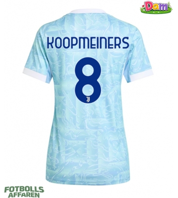 Juventus Teun Koopmeiners #8 Bortatröja Kvinnor 2025-26 Kortärmad